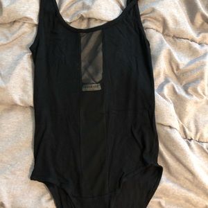 Fashion Nova Tops - Mesh Peakaboo Bodysuit - Fashion Nova Small Fashion Nova Tops - Mesh Peakaboo Bodysuit - Fashion Nova Small